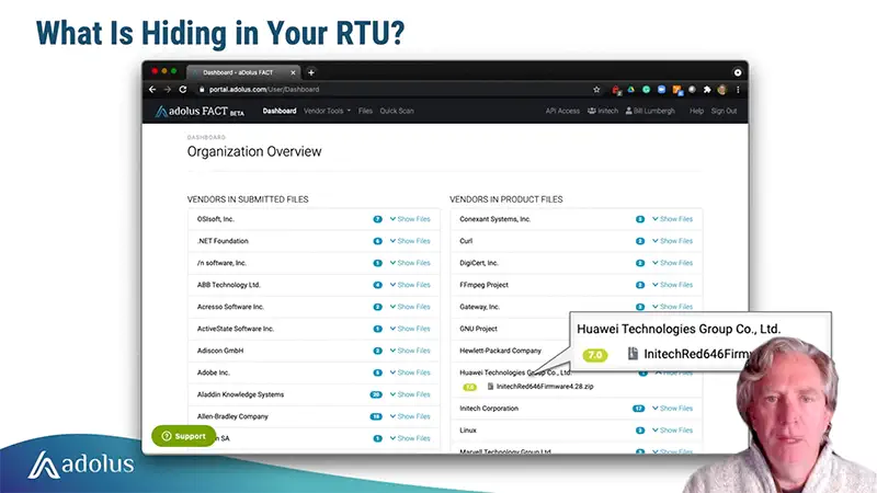 Screenshot from our video on Software Supplier Discovery