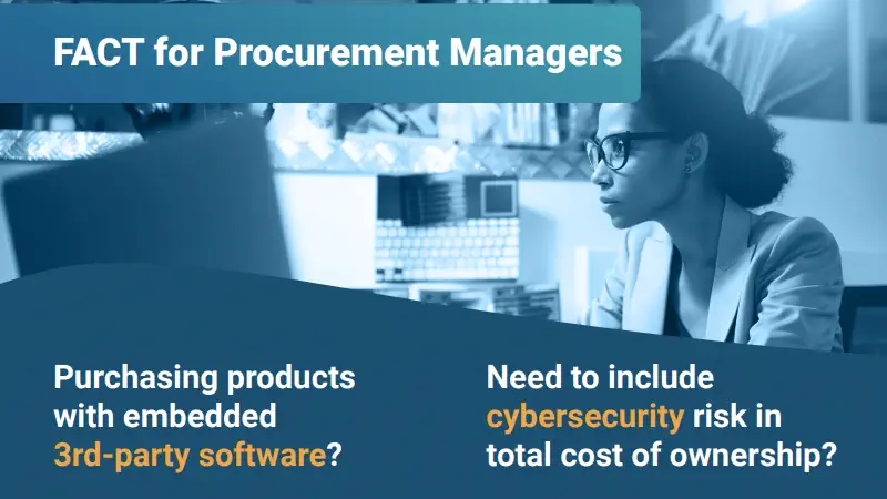 Thumbnail of the FACT for Procurement Managers Brochure