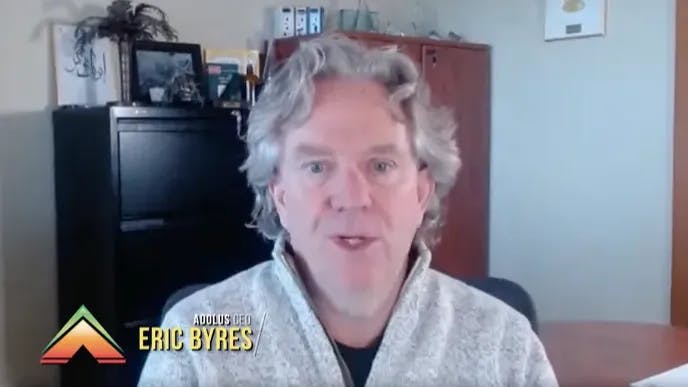 A screenshot from Eric Byres' interview from Archer News Network